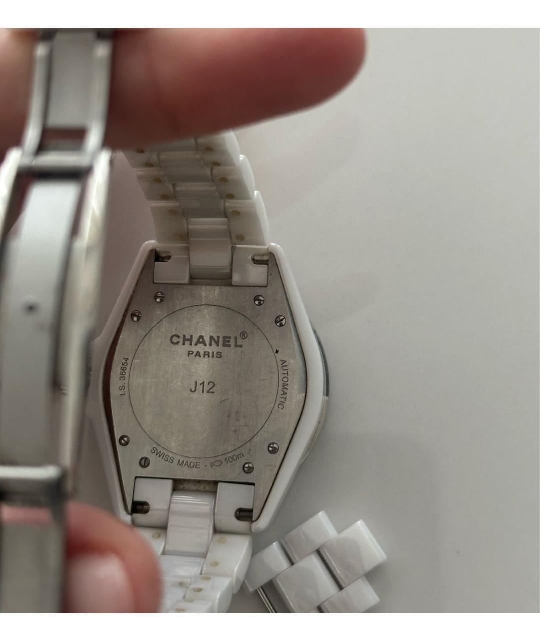 CHANEL Белые часы, фото 4
