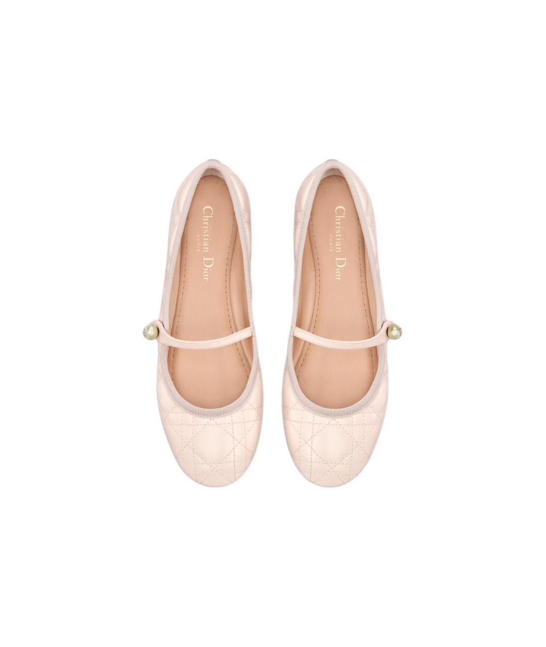 CHRISTIAN DIOR Розовые кожаные туфли, фото 5