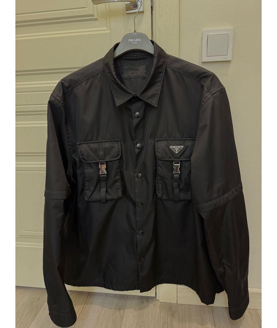 PRADA Черная кэжуал рубашка, фото 6