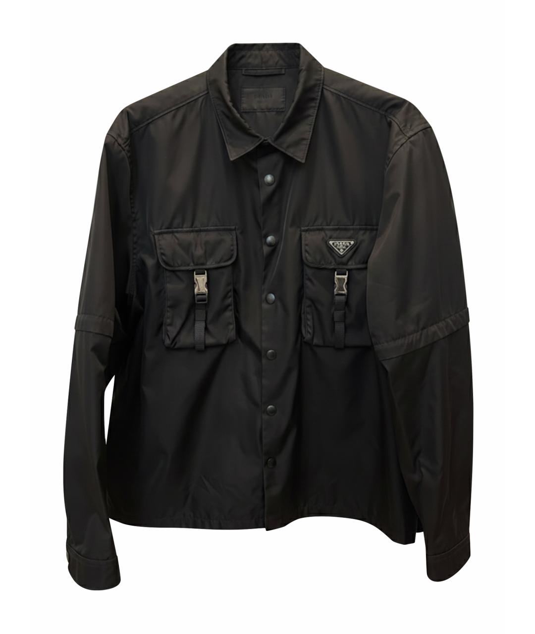 PRADA Черная кэжуал рубашка, фото 1