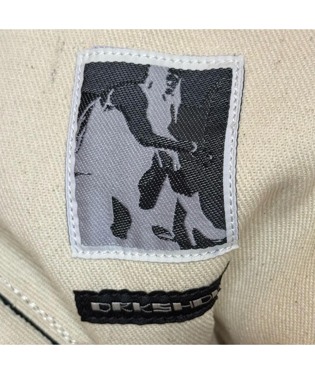 RICK OWENS DRKSHDW Черные текстильные высокие кроссовки / кеды, фото 6