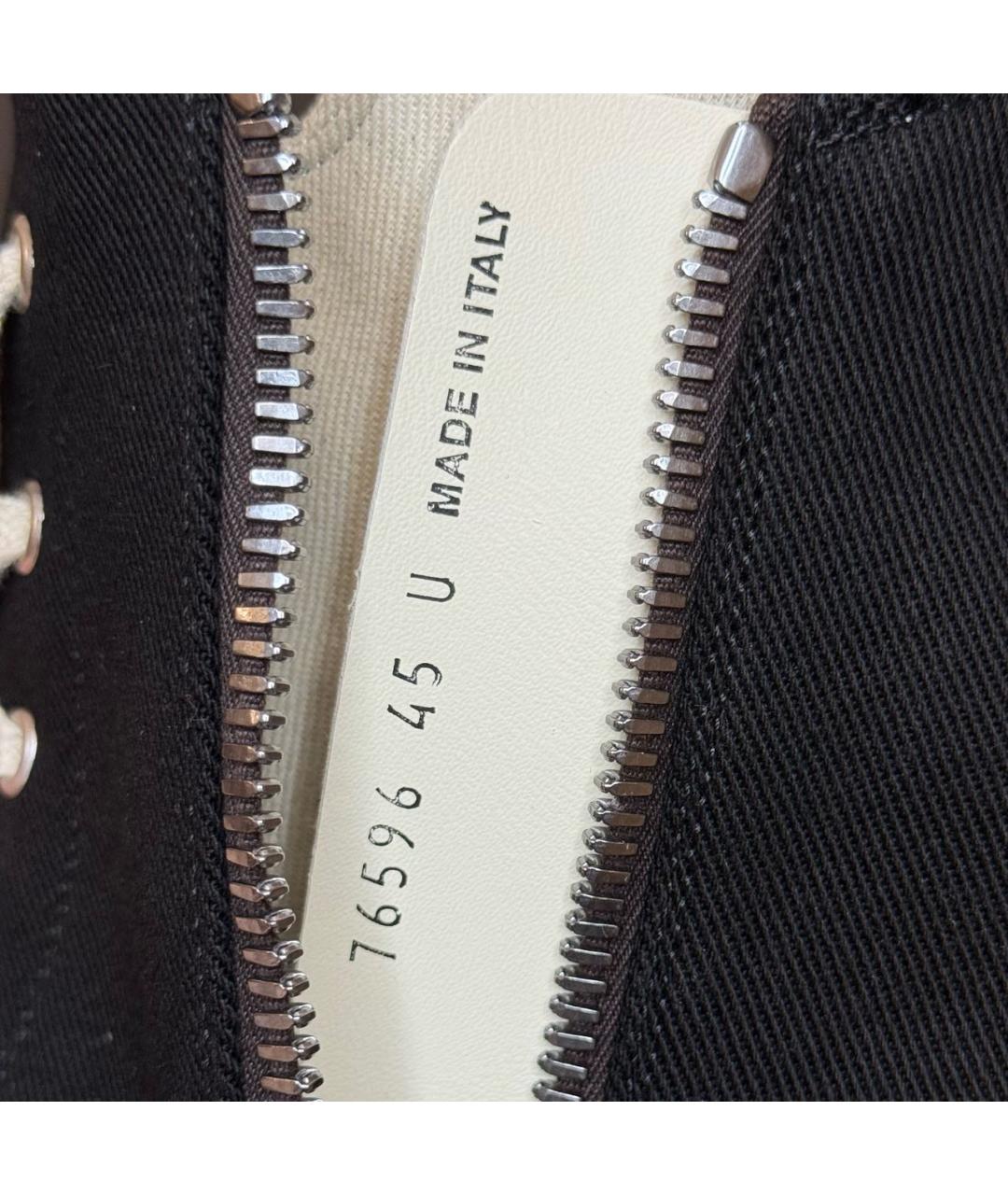 RICK OWENS DRKSHDW Черные текстильные высокие кроссовки / кеды, фото 7