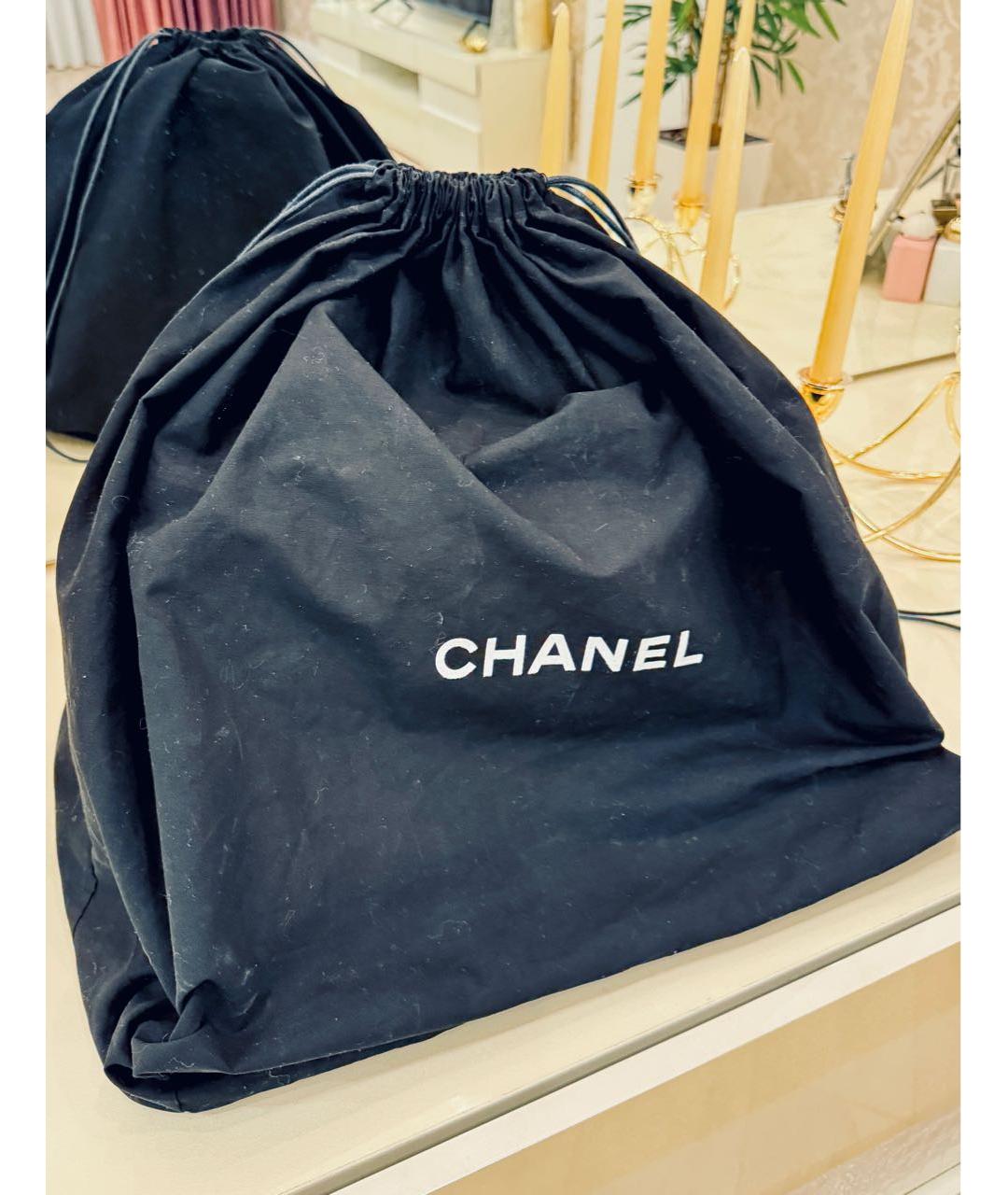 CHANEL Бежевая кожаная сумка с короткими ручками, фото 2