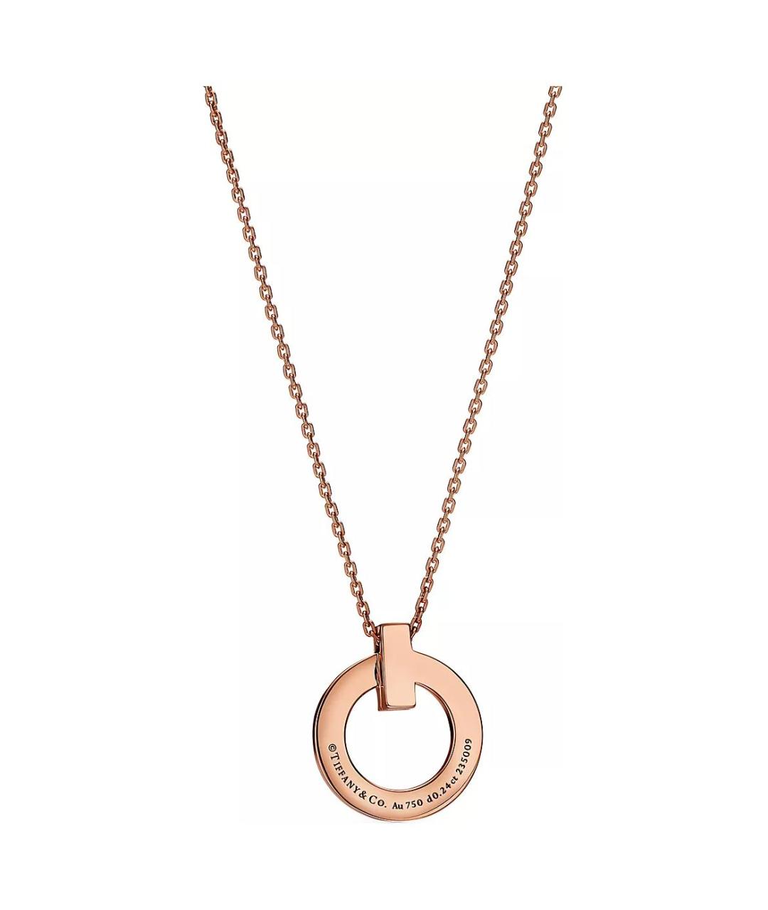 TIFFANY&CO Розовое колье из розового золота, фото 2