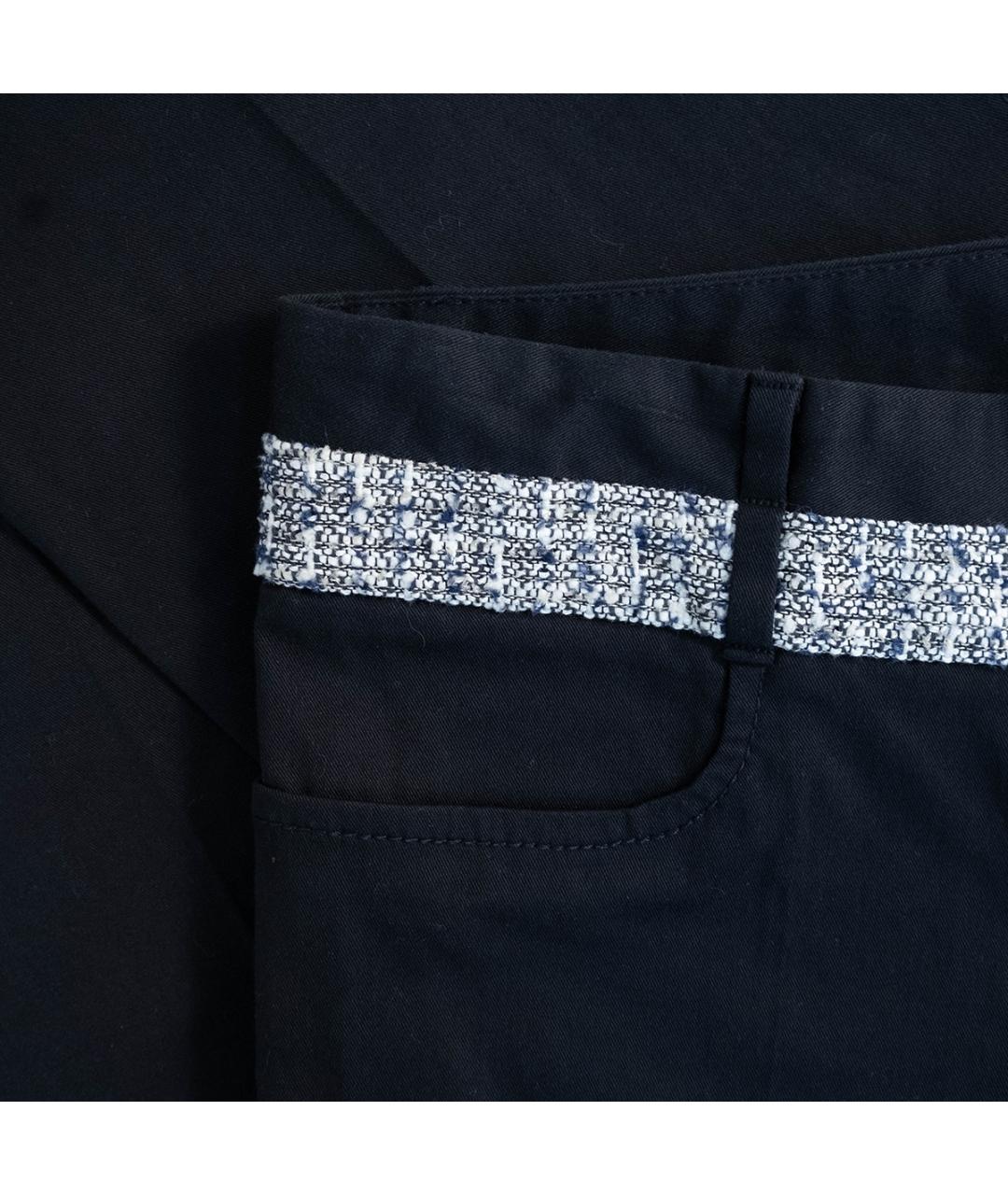 DOLCE&GABBANA Черные хлопковые прямые брюки, фото 5