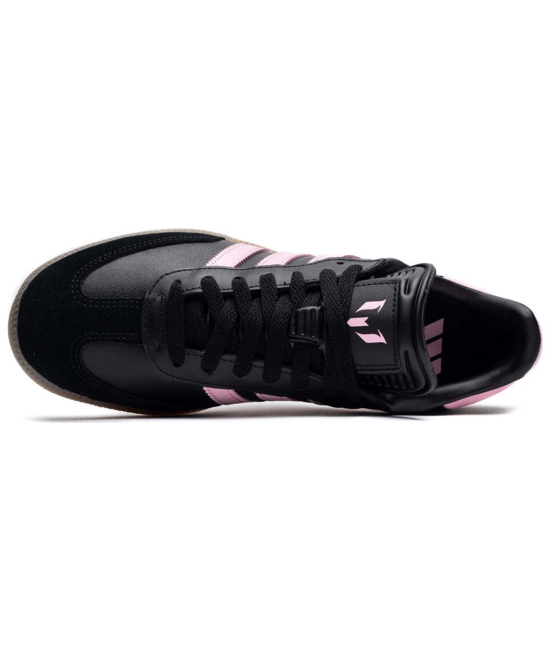 ADIDAS Черные кожаные кеды, фото 3