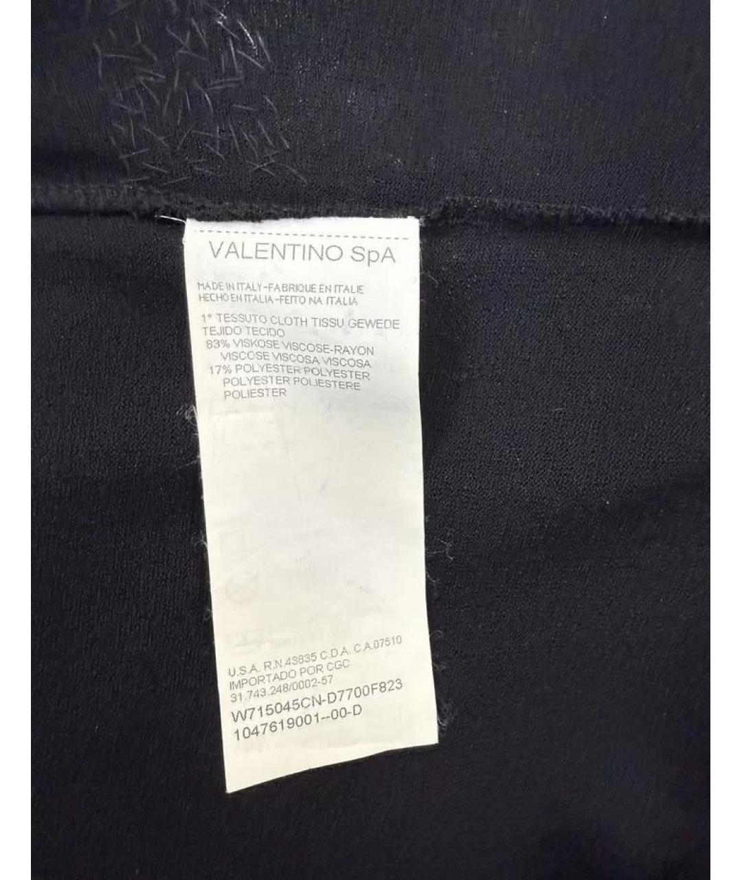 VALENTINO Черная майка, фото 4