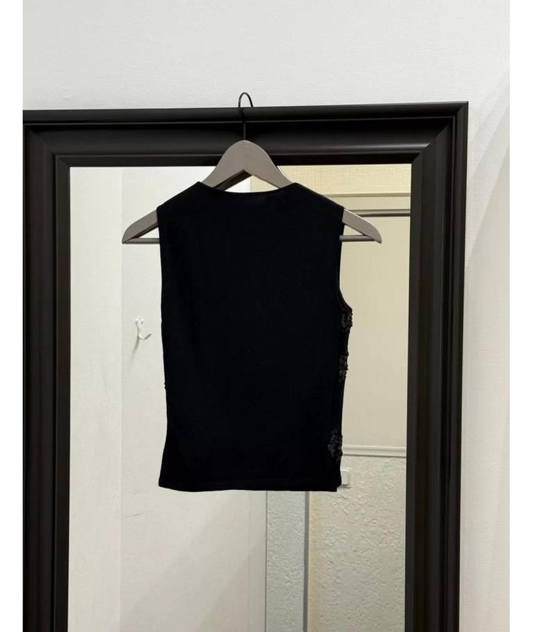 VALENTINO Черная майка, фото 2