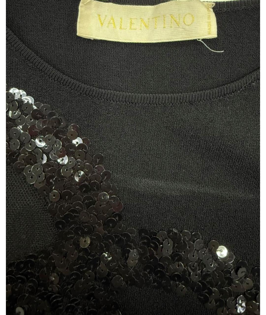 VALENTINO Черная майка, фото 3