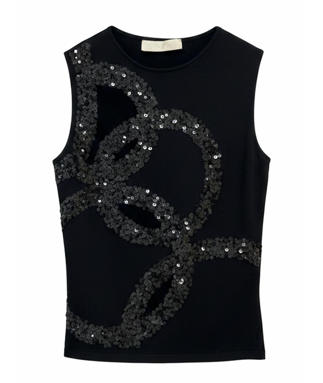 VALENTINO Черная майка, фото 7