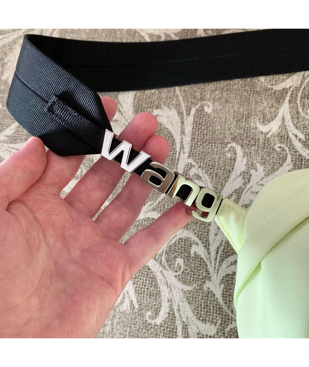 ALEXANDER WANG Желтая синтетическая сумка через плечо, фото 5