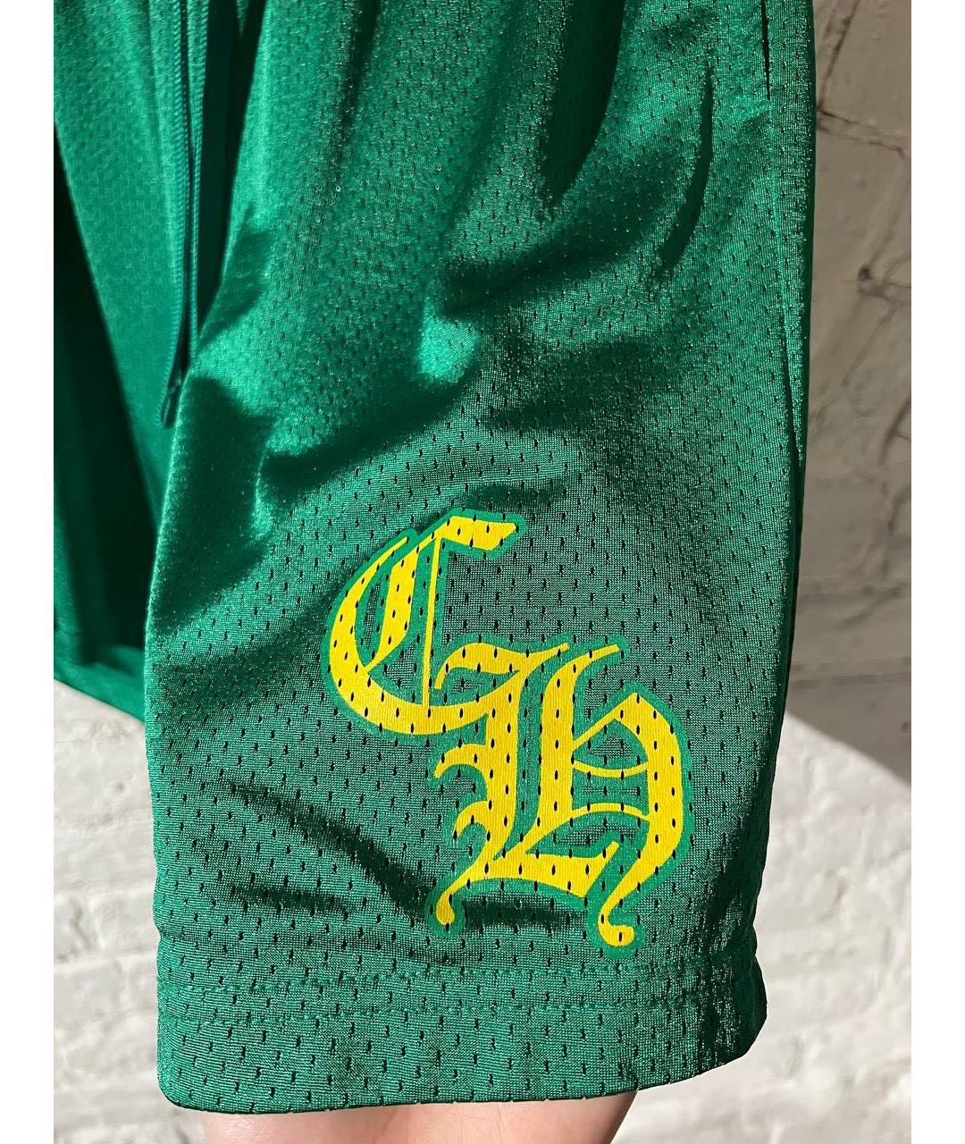 CHROME HEARTS Зеленые шорты, фото 3