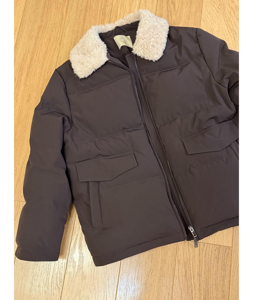 12 STOREEZ Коричневый полиэстеровый пуховик, фото 6
