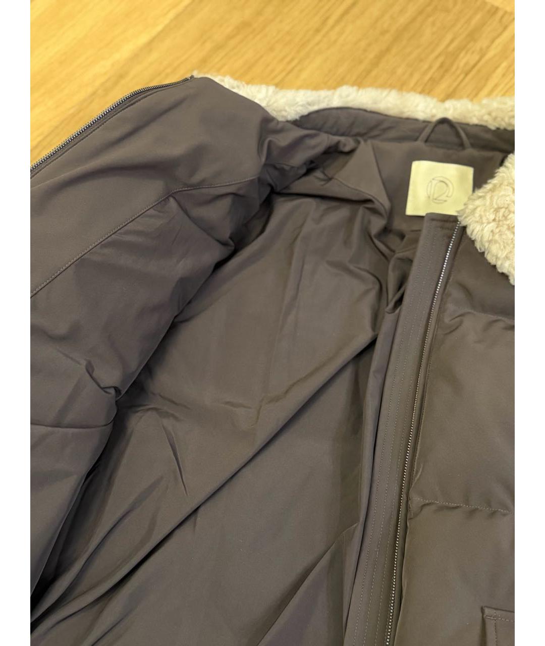 12 STOREEZ Коричневый полиэстеровый пуховик, фото 4