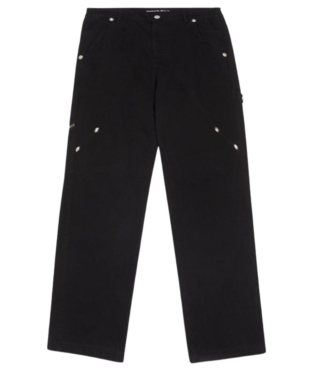 GRAILZ PROJECT G/R Черные прямые брюки, фото 1