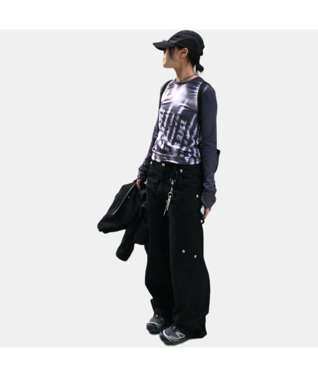 GRAILZ PROJECT G/R Черные прямые брюки, фото 5