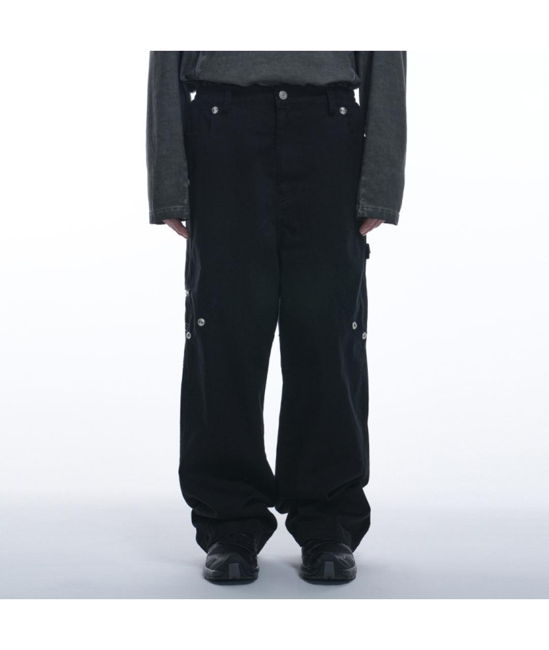 GRAILZ PROJECT G/R Черные прямые брюки, фото 3