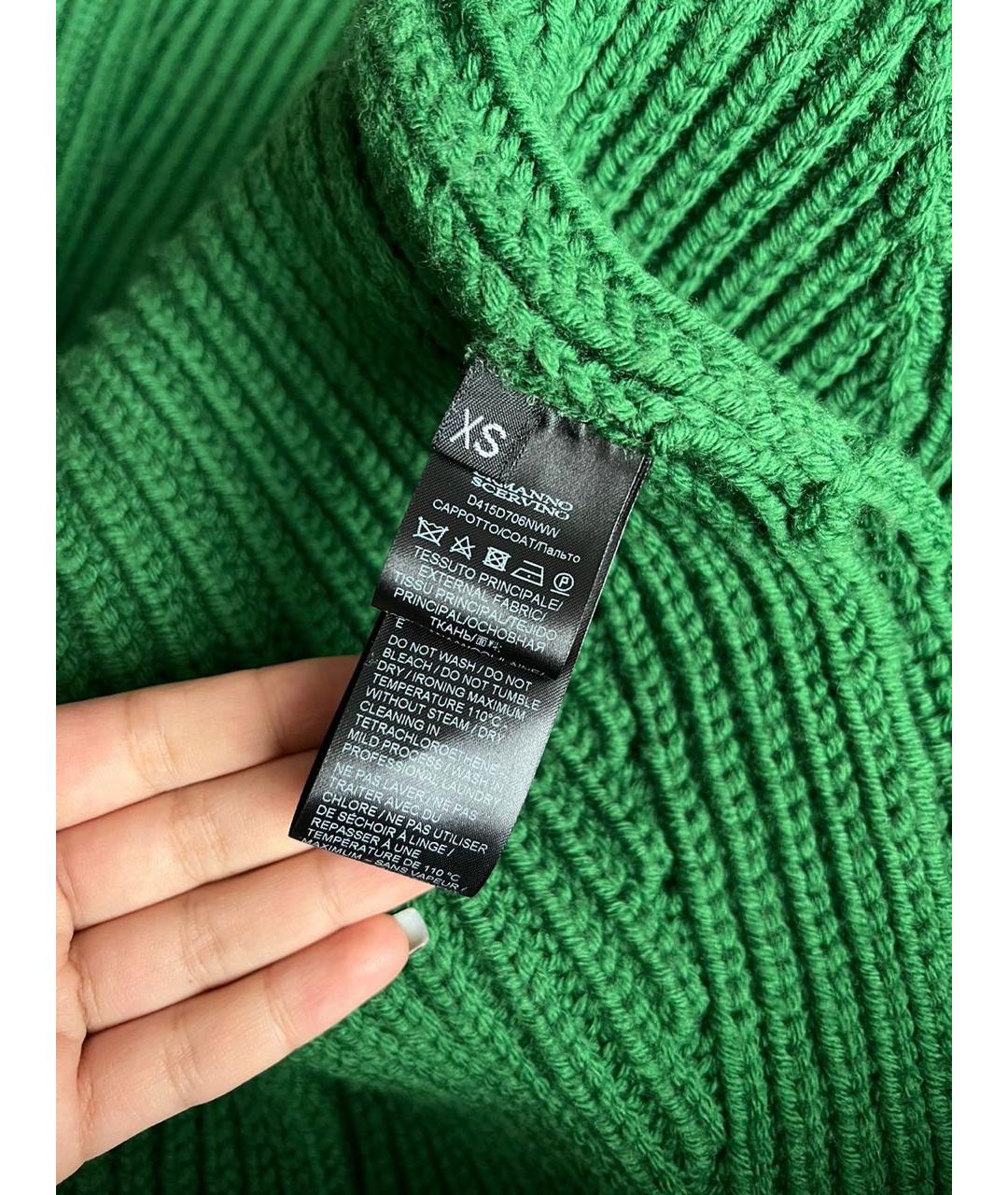 ERMANNO SCERVINO Зеленый кардиган, фото 4