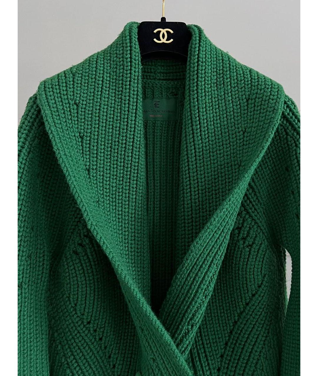 ERMANNO SCERVINO Зеленый кардиган, фото 2
