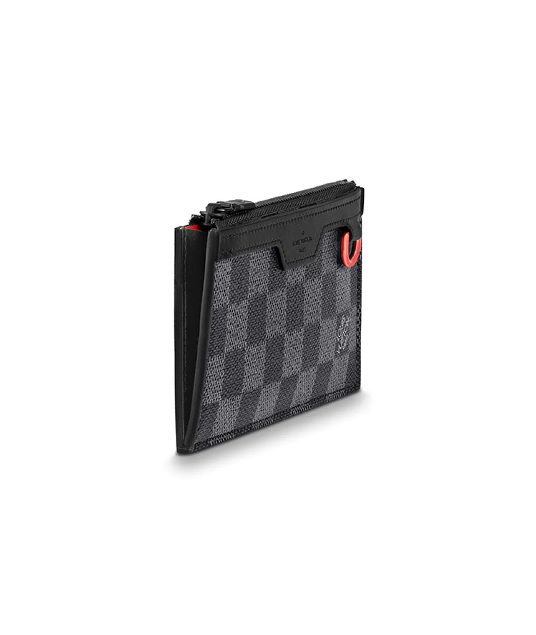 LOUIS VUITTON Черный кошелек, фото 2