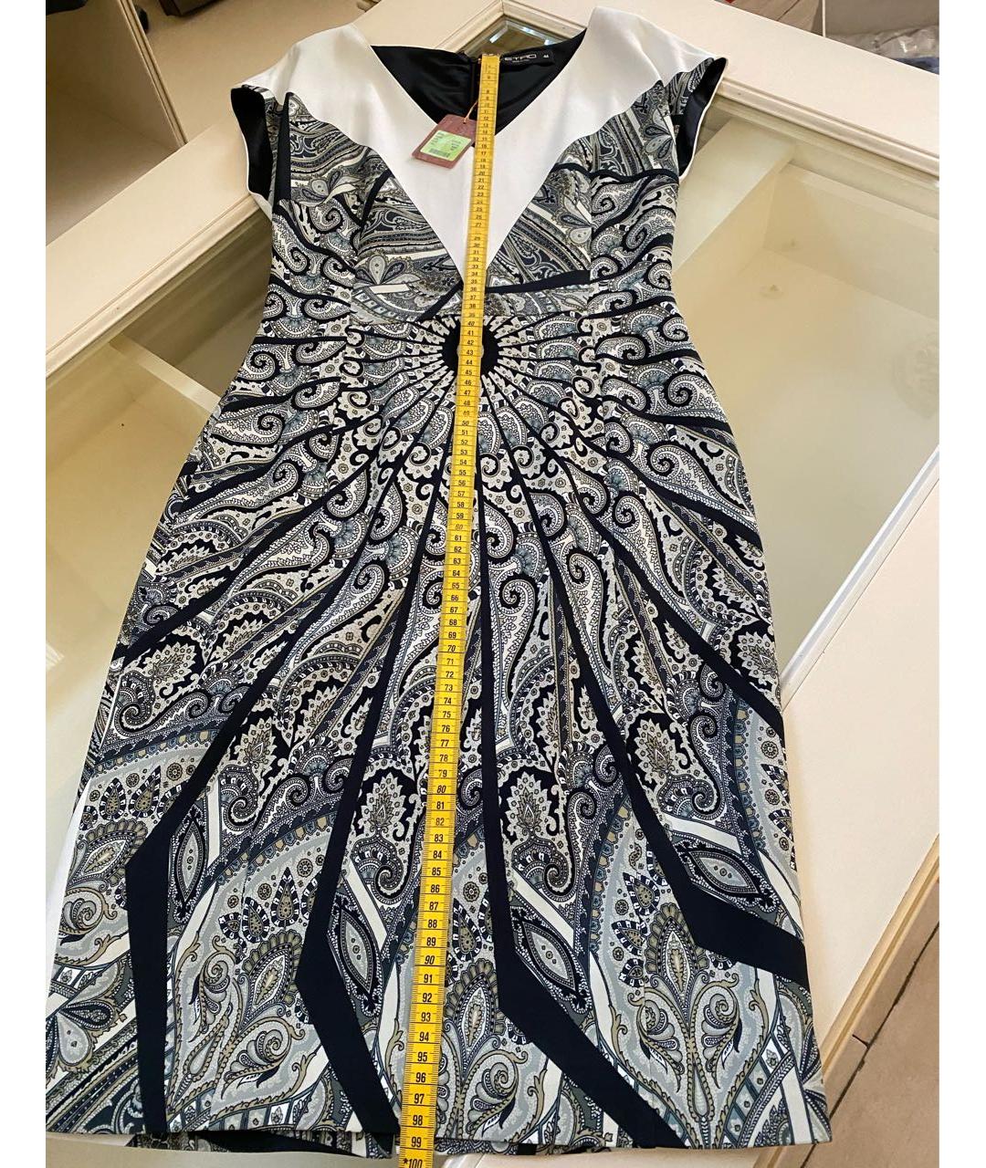 ETRO Мульти вискозное коктейльное платье, фото 8