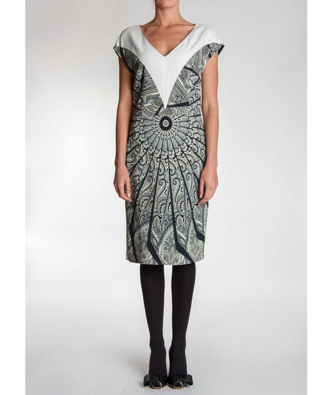 ETRO Мульти вискозное коктейльное платье, фото 2