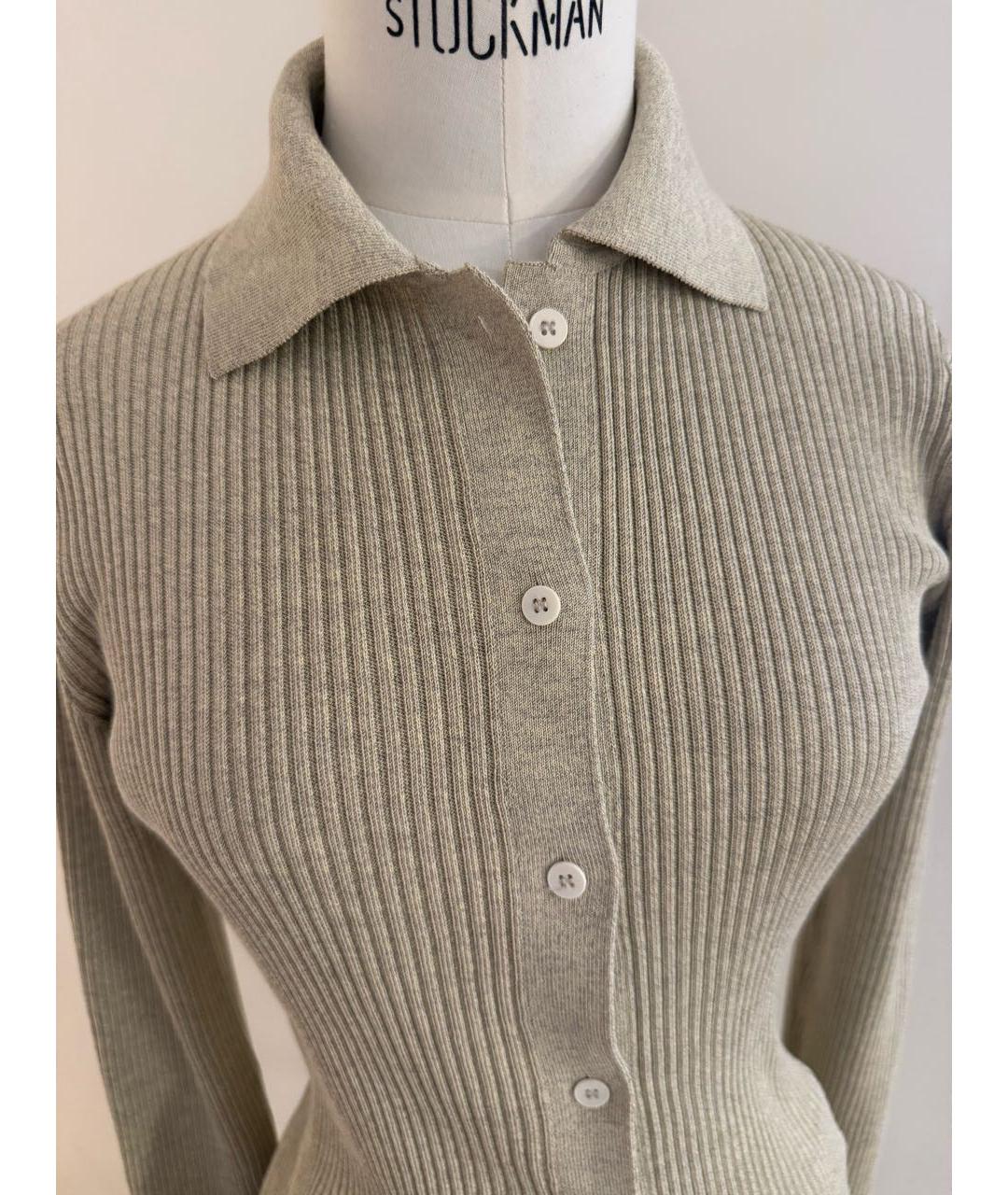 THE ROW Бежевый шелковый костюм с брюками, фото 2