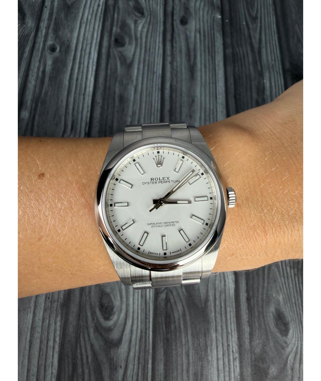 ROLEX Белые часы, фото 3