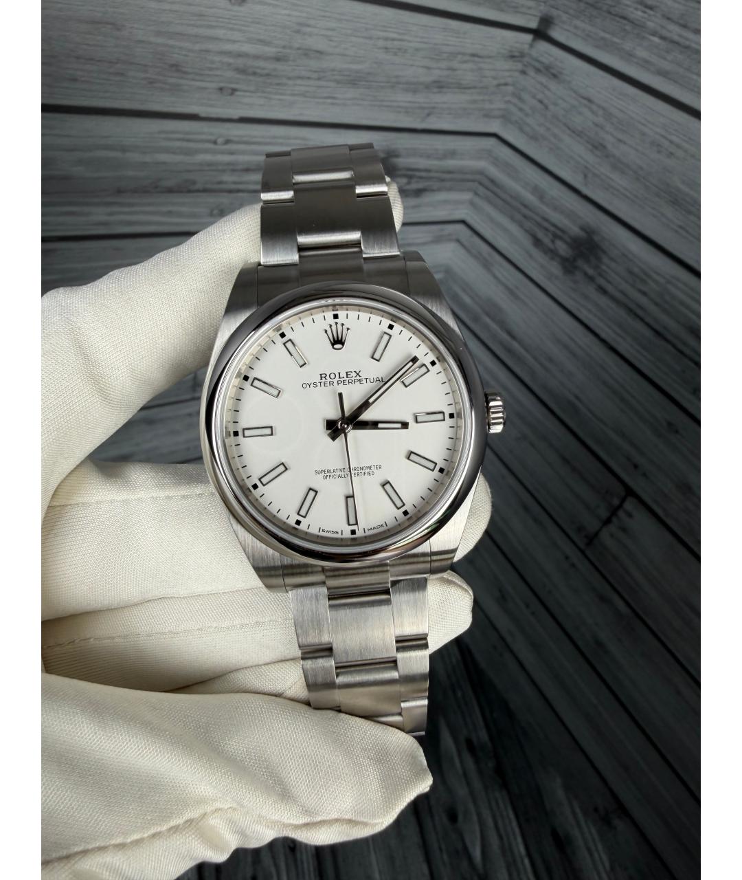 ROLEX Белые часы, фото 4