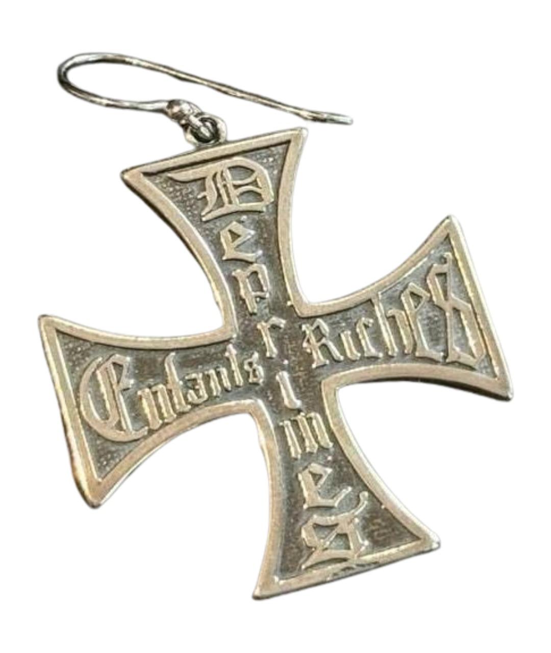 Enfants Riches Déprimés Серебряные серебряные серьги, фото 1