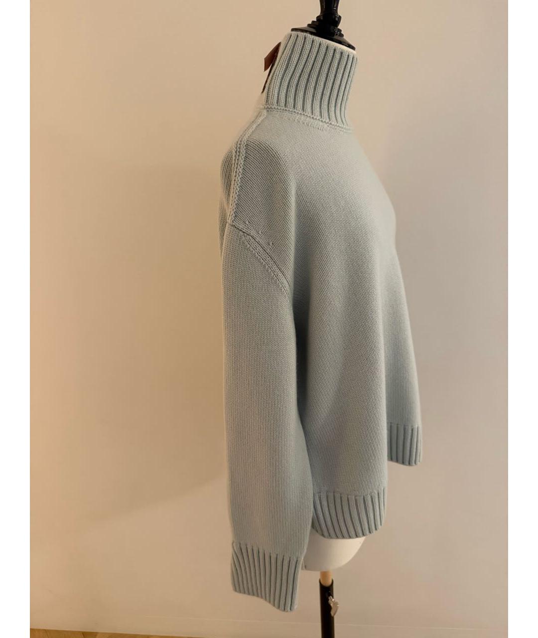 LORO PIANA Голубой кашемировый джемпер / свитер, фото 2