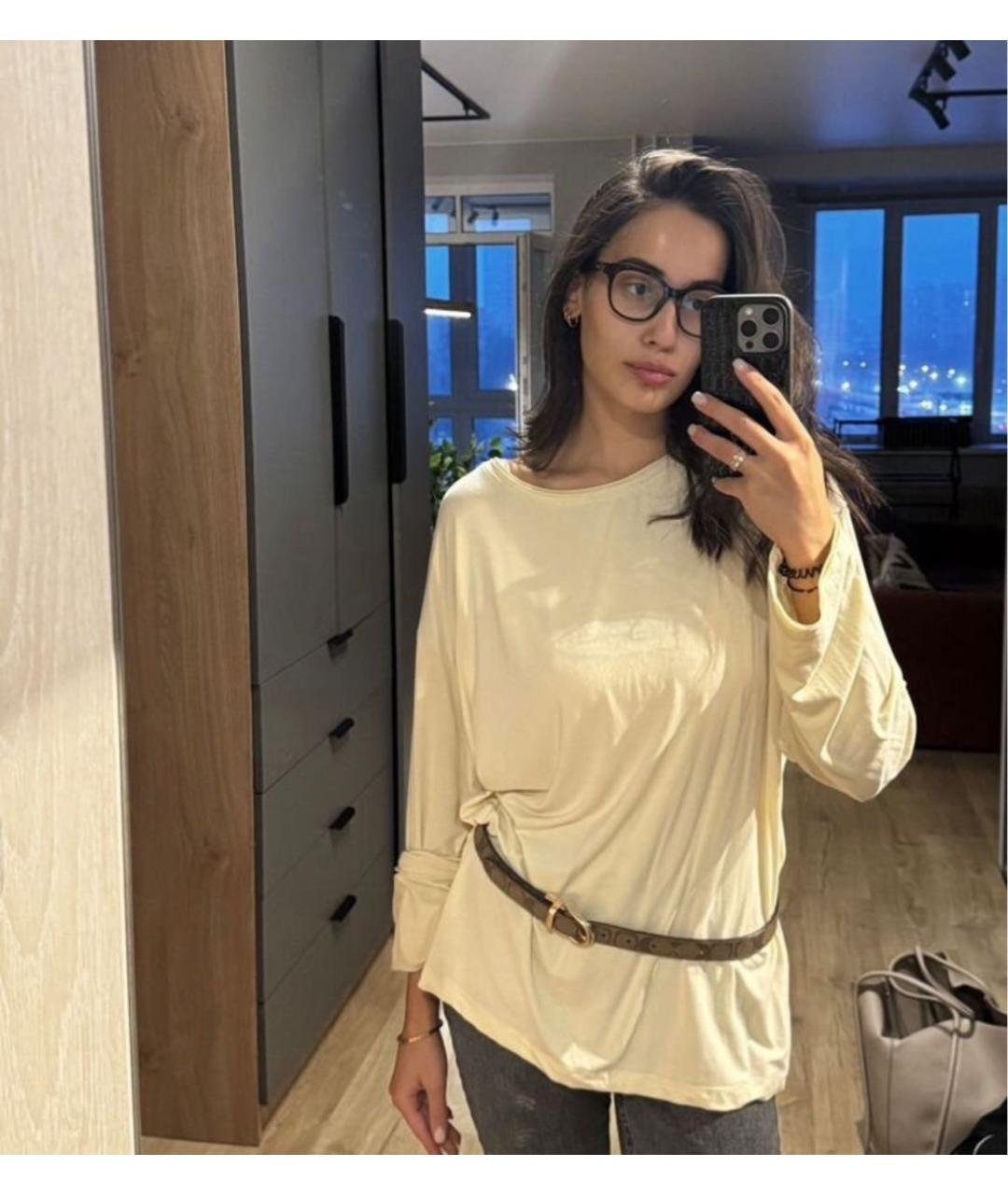 COACH Коричневый кожаный ремень, фото 4