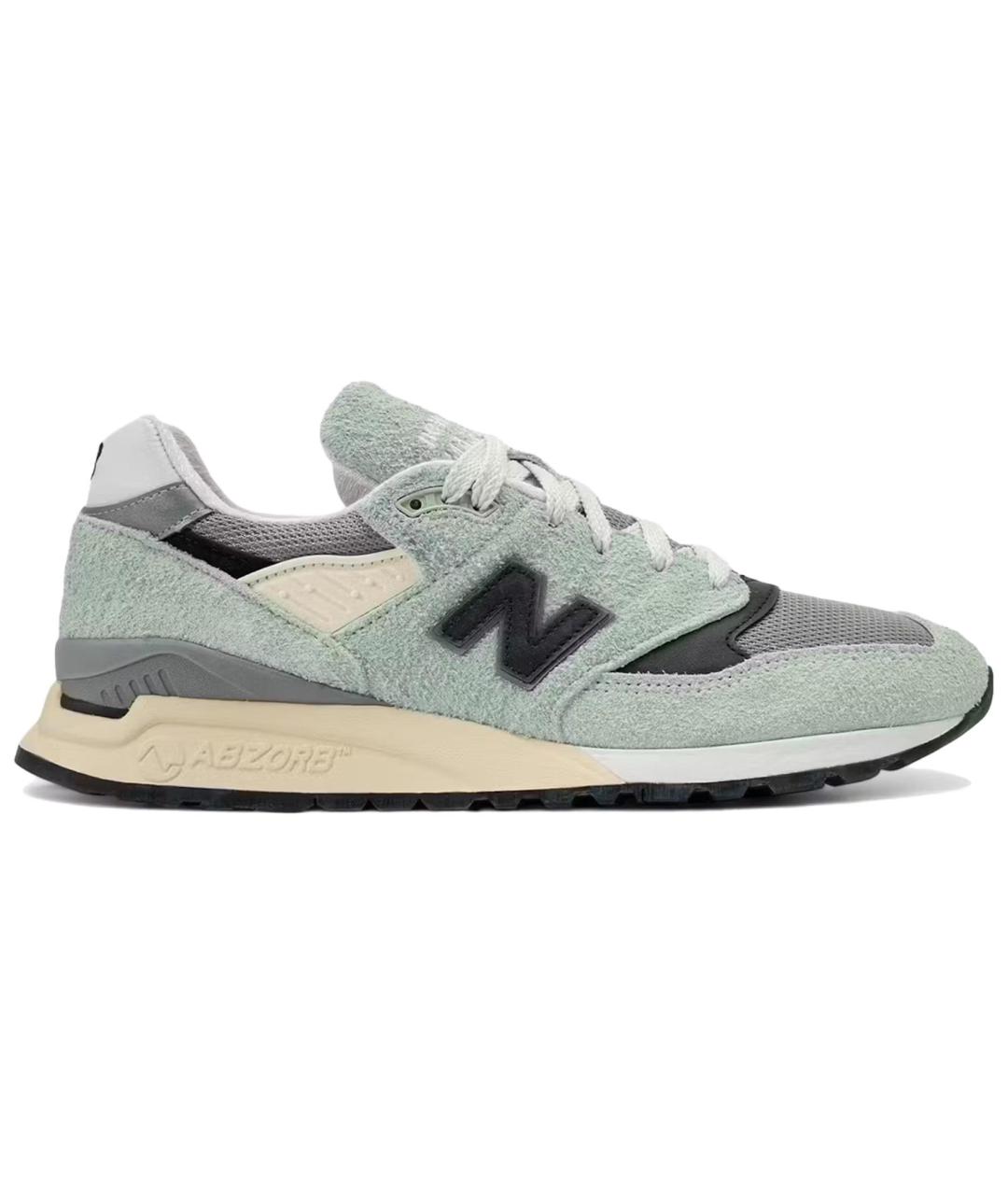 NEW BALANCE Голубые замшевые кроссовки, фото 1