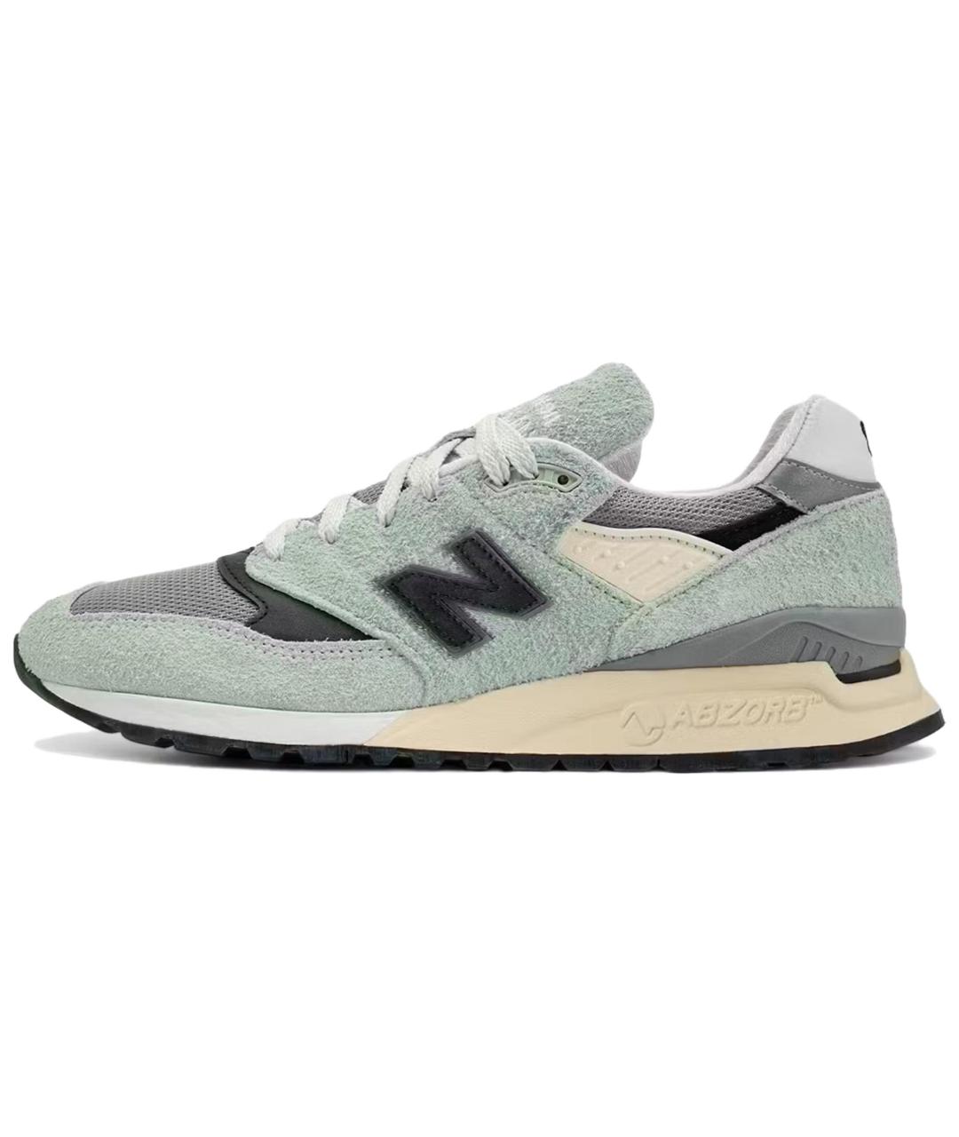 NEW BALANCE Голубые замшевые кроссовки, фото 2