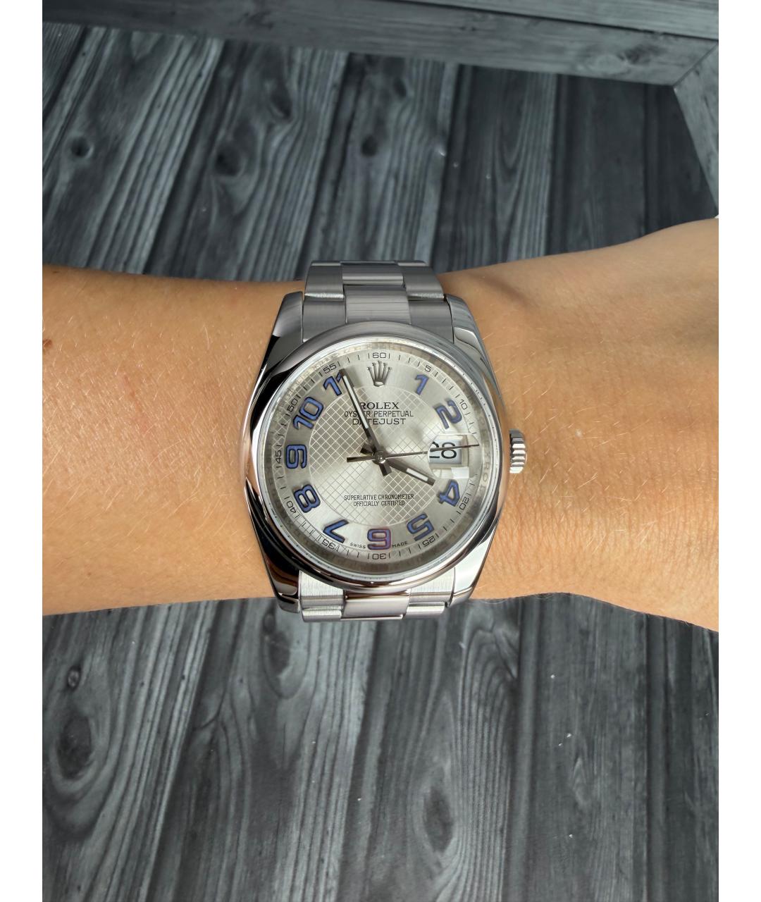 ROLEX Серебряные часы, фото 3