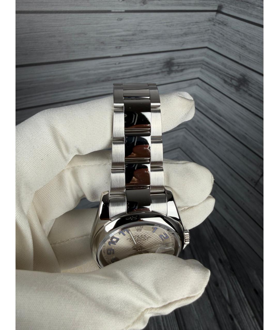 ROLEX Серебряные часы, фото 9