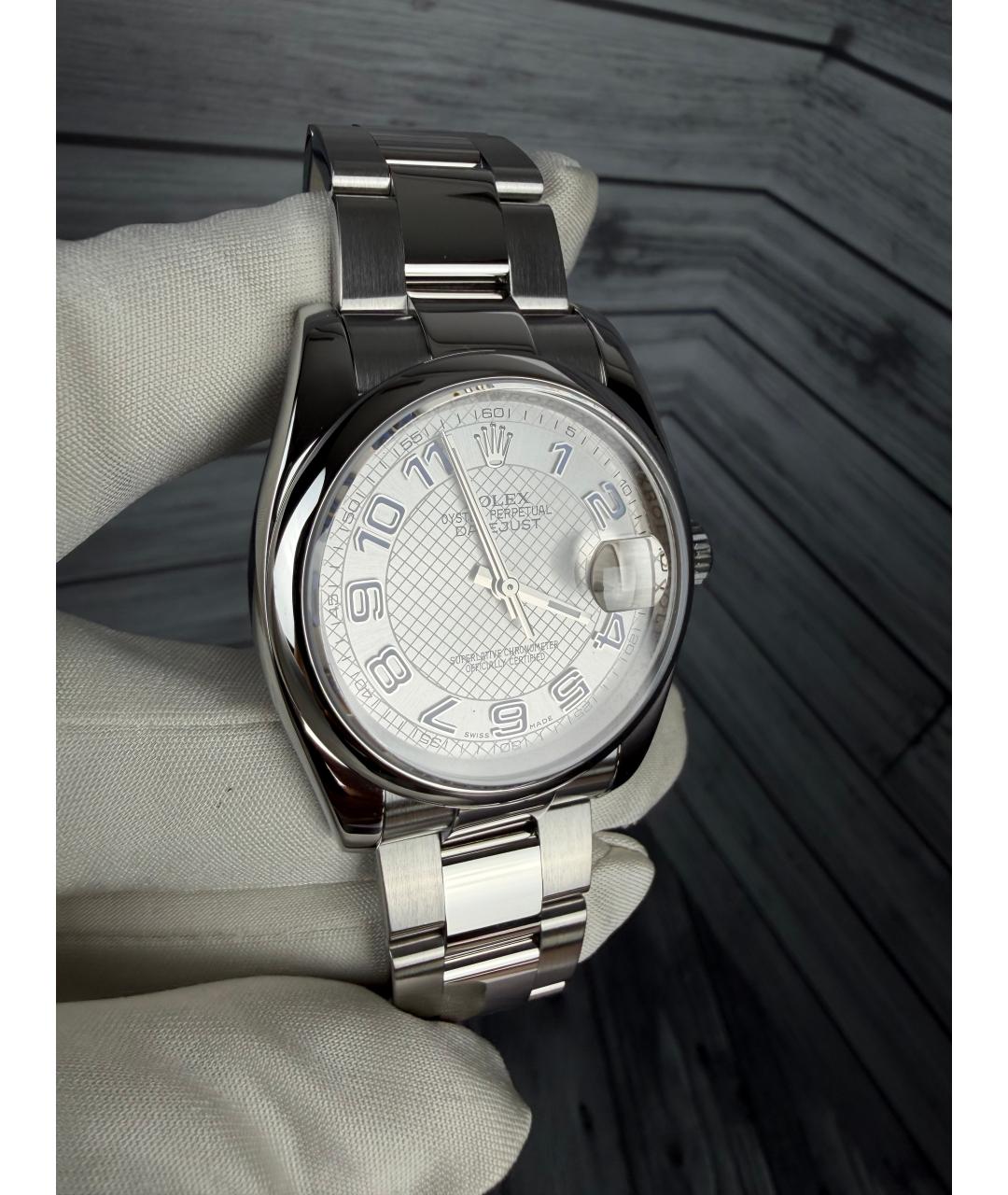 ROLEX Серебряные часы, фото 4