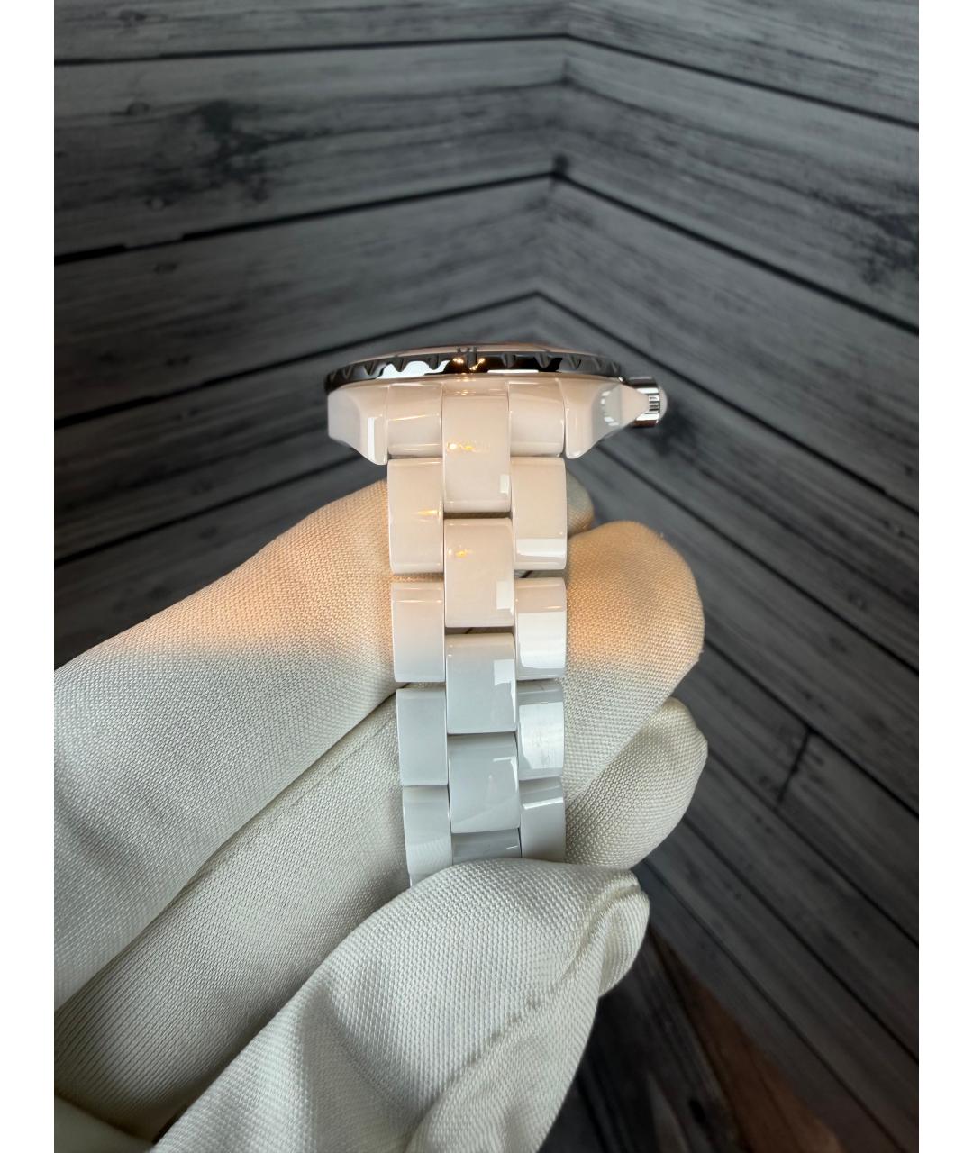 CHANEL Белые керамические часы, фото 8