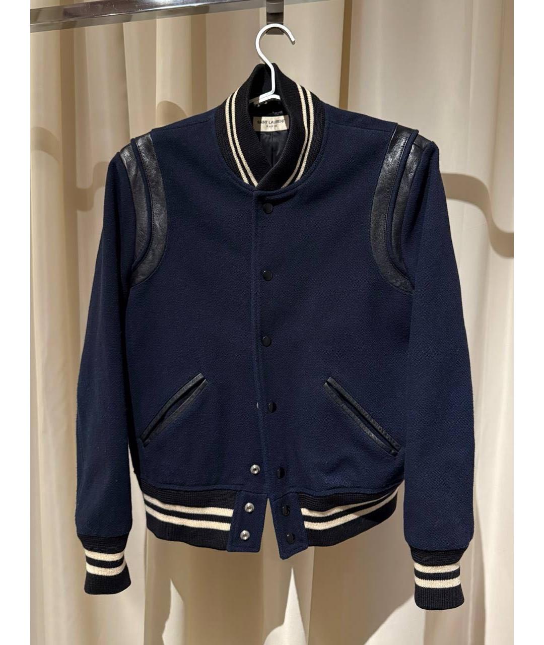 SAINT LAURENT Темно-синяя куртка, фото 3