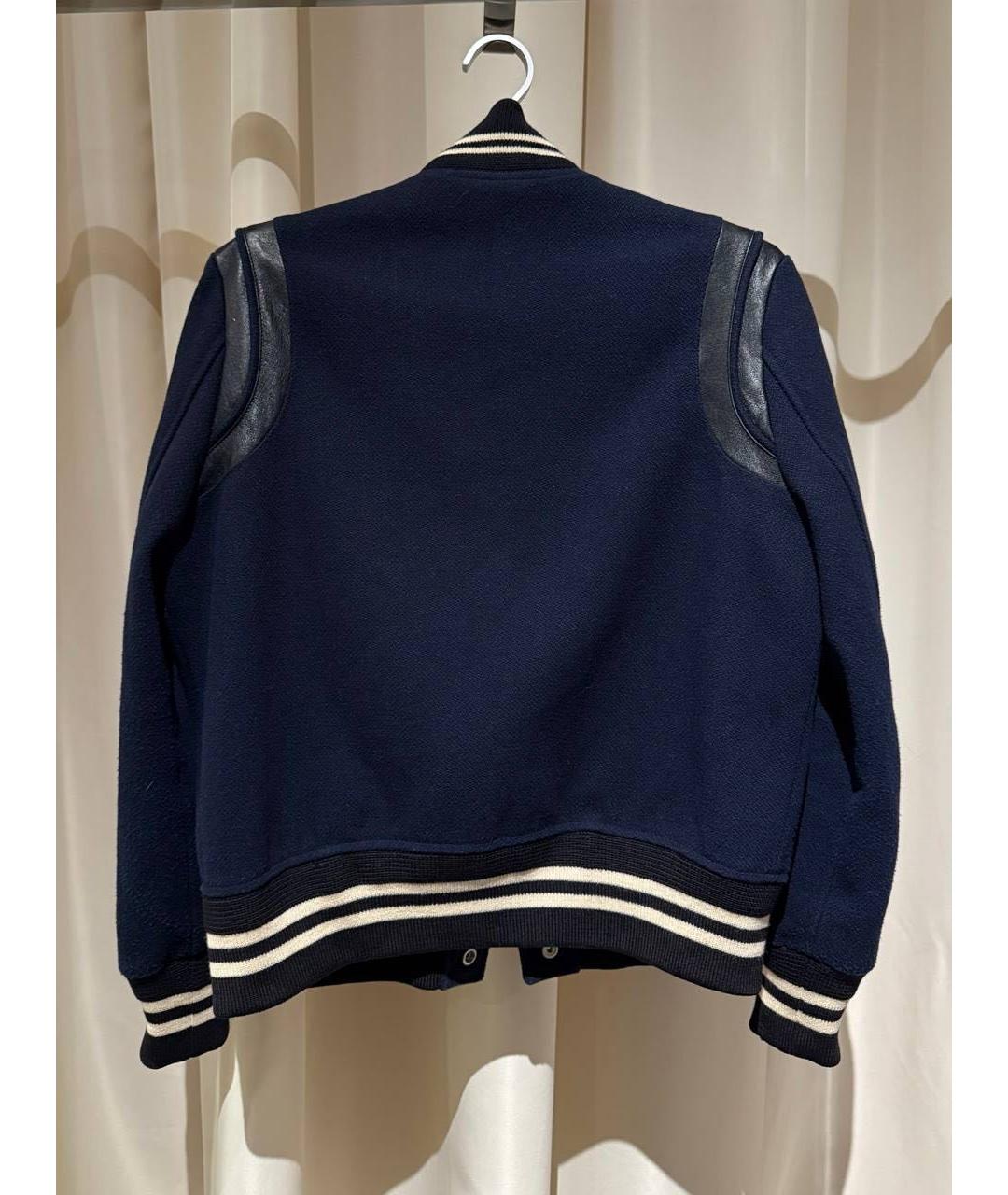 SAINT LAURENT Темно-синяя куртка, фото 2