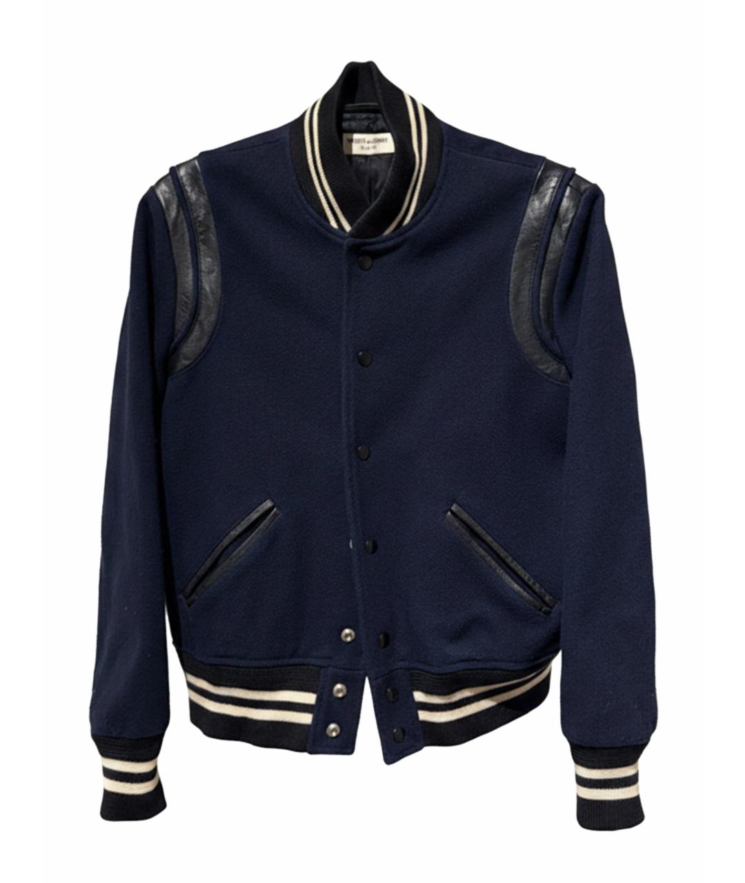 SAINT LAURENT Темно-синяя куртка, фото 1