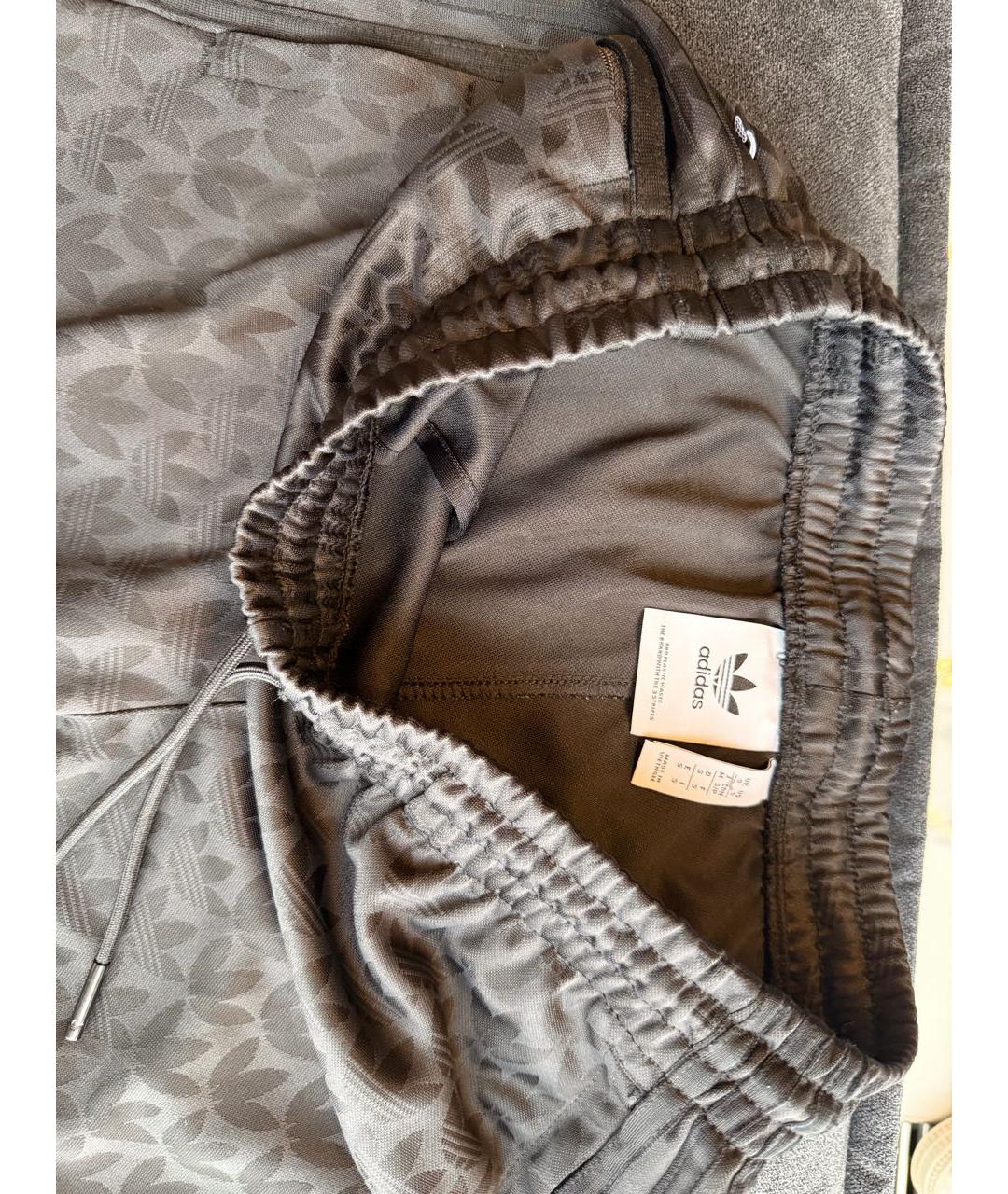 ADIDAS Черный полиэстеровый спортивный костюм, фото 3