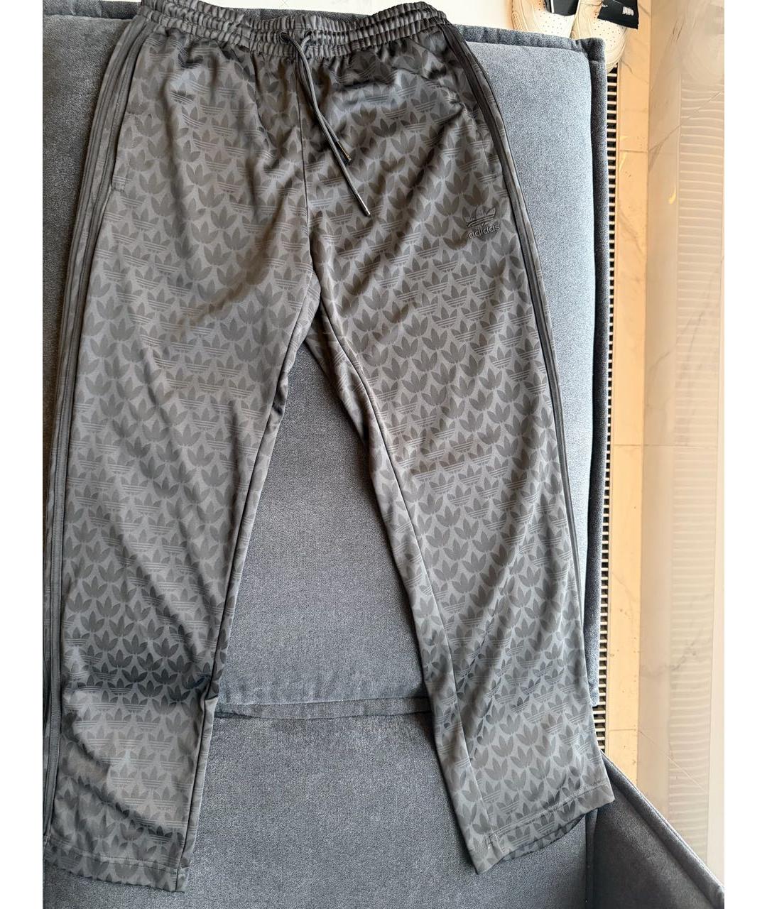 ADIDAS Черный полиэстеровый спортивный костюм, фото 9