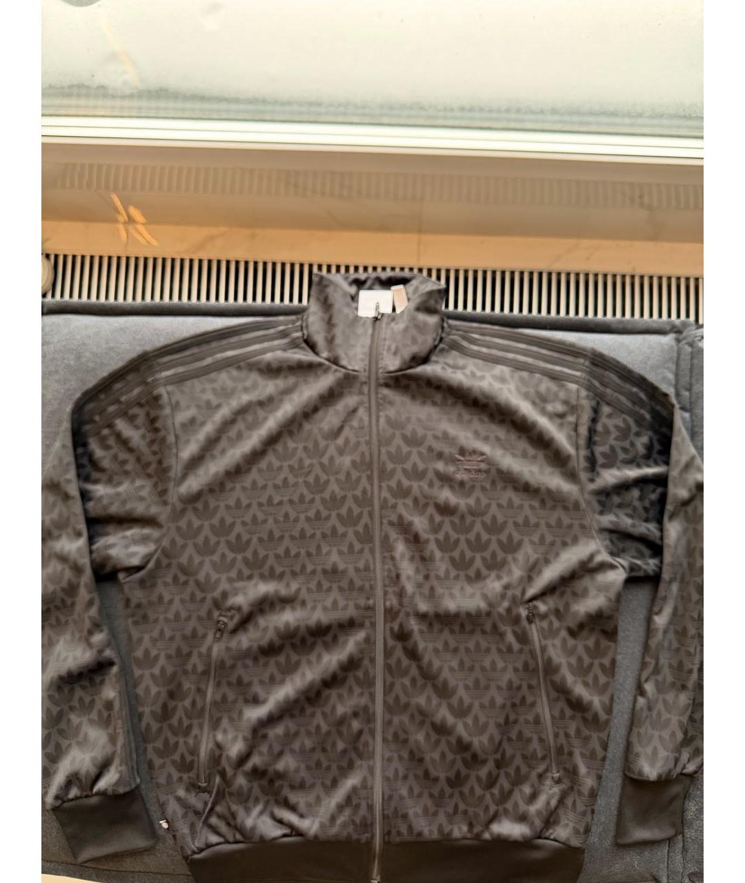 ADIDAS Черный полиэстеровый спортивный костюм, фото 4