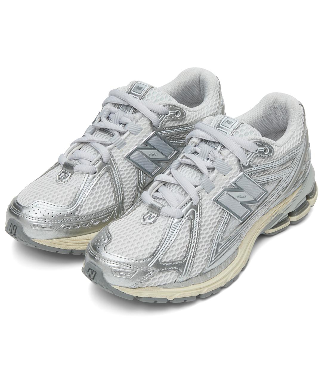 NEW BALANCE Серебряные кроссовки, фото 3