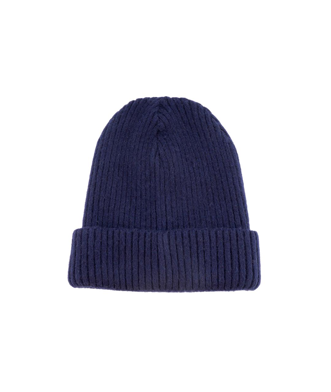 CHANEL Синяя кашемировая шапка, фото 2