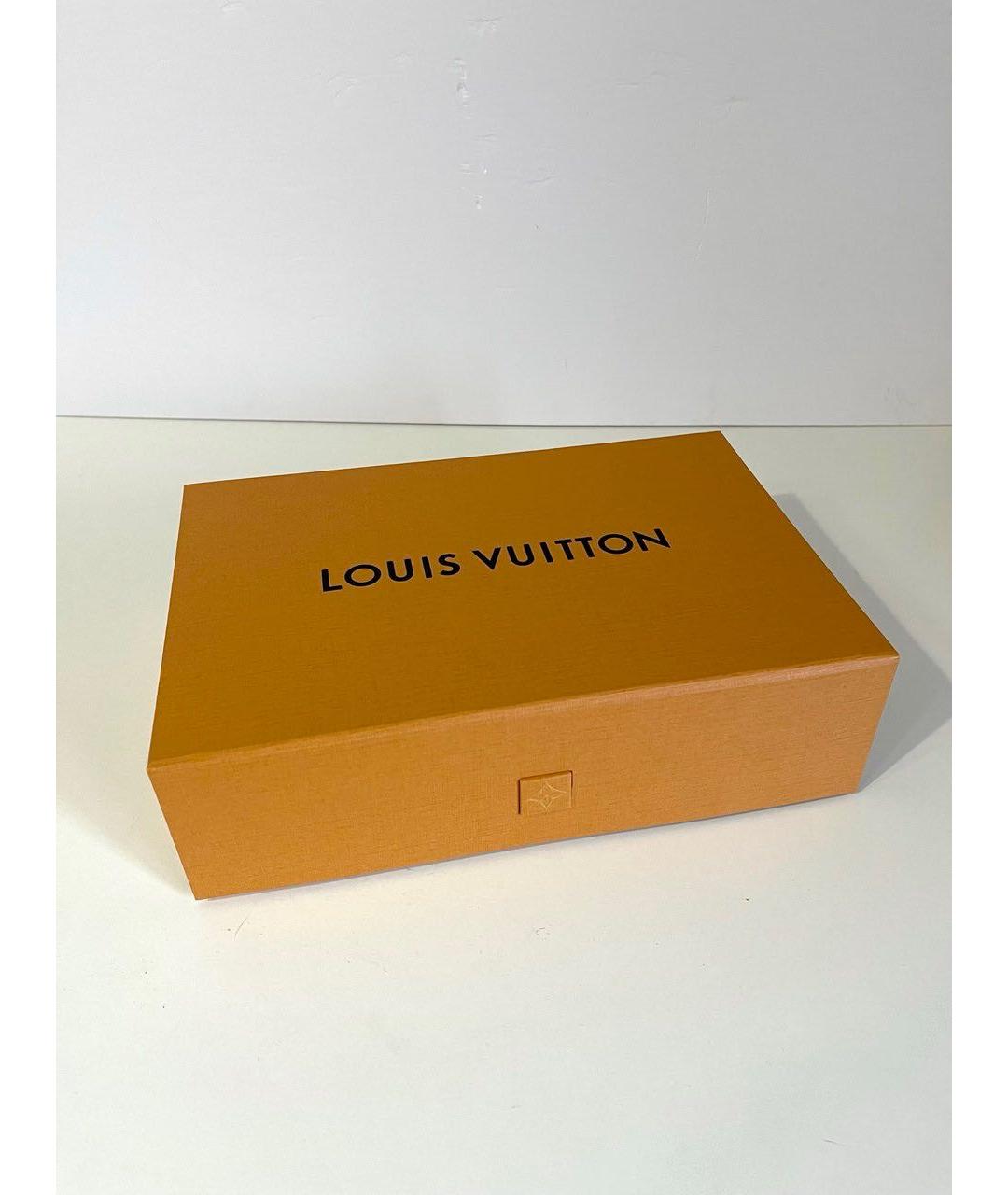 LOUIS VUITTON Коричневая кожаная сумка через плечо, фото 8