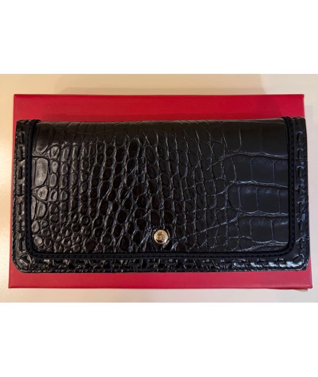 LANCEL Черный кожаный кошелек, фото 5