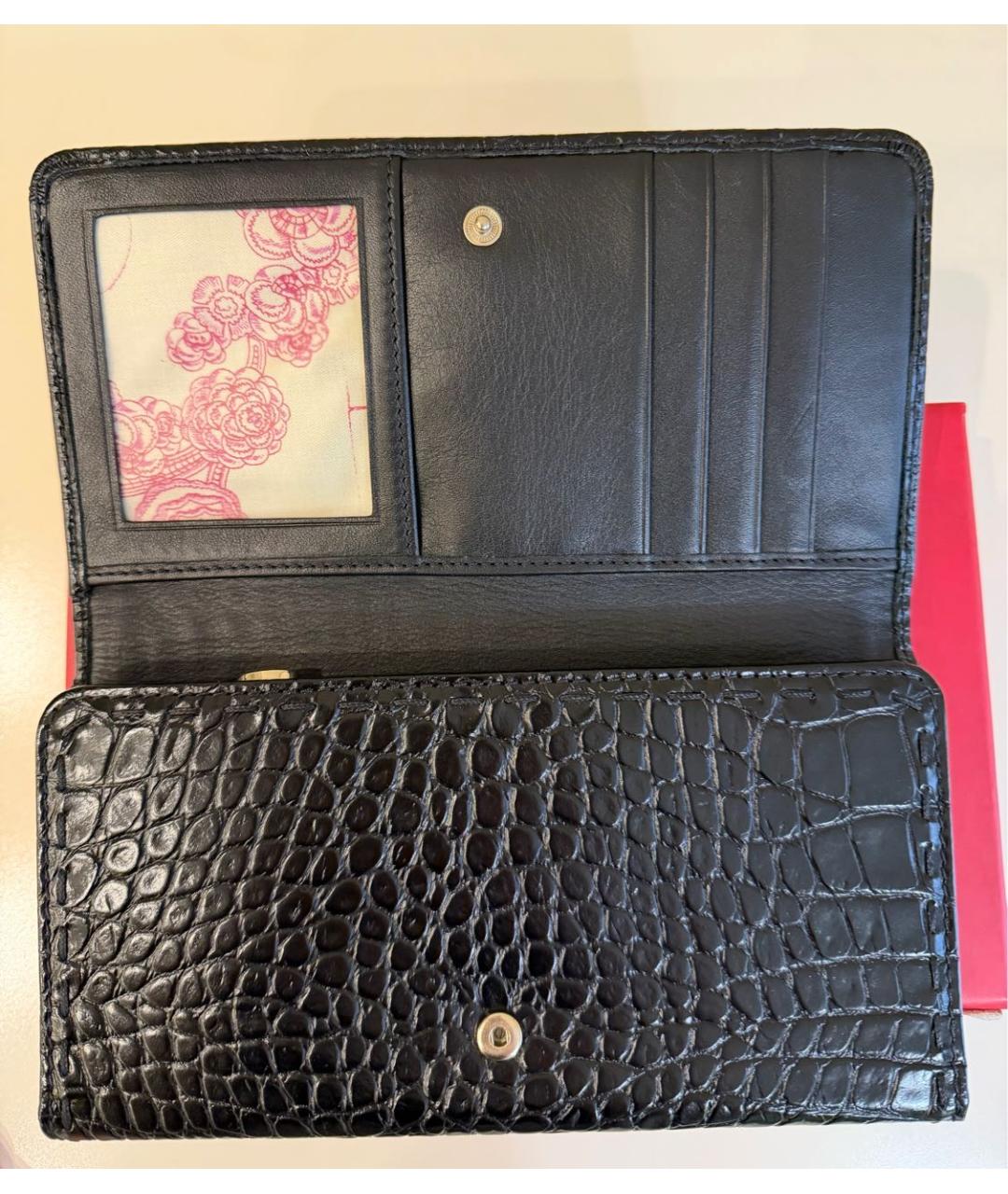 LANCEL Черный кожаный кошелек, фото 2