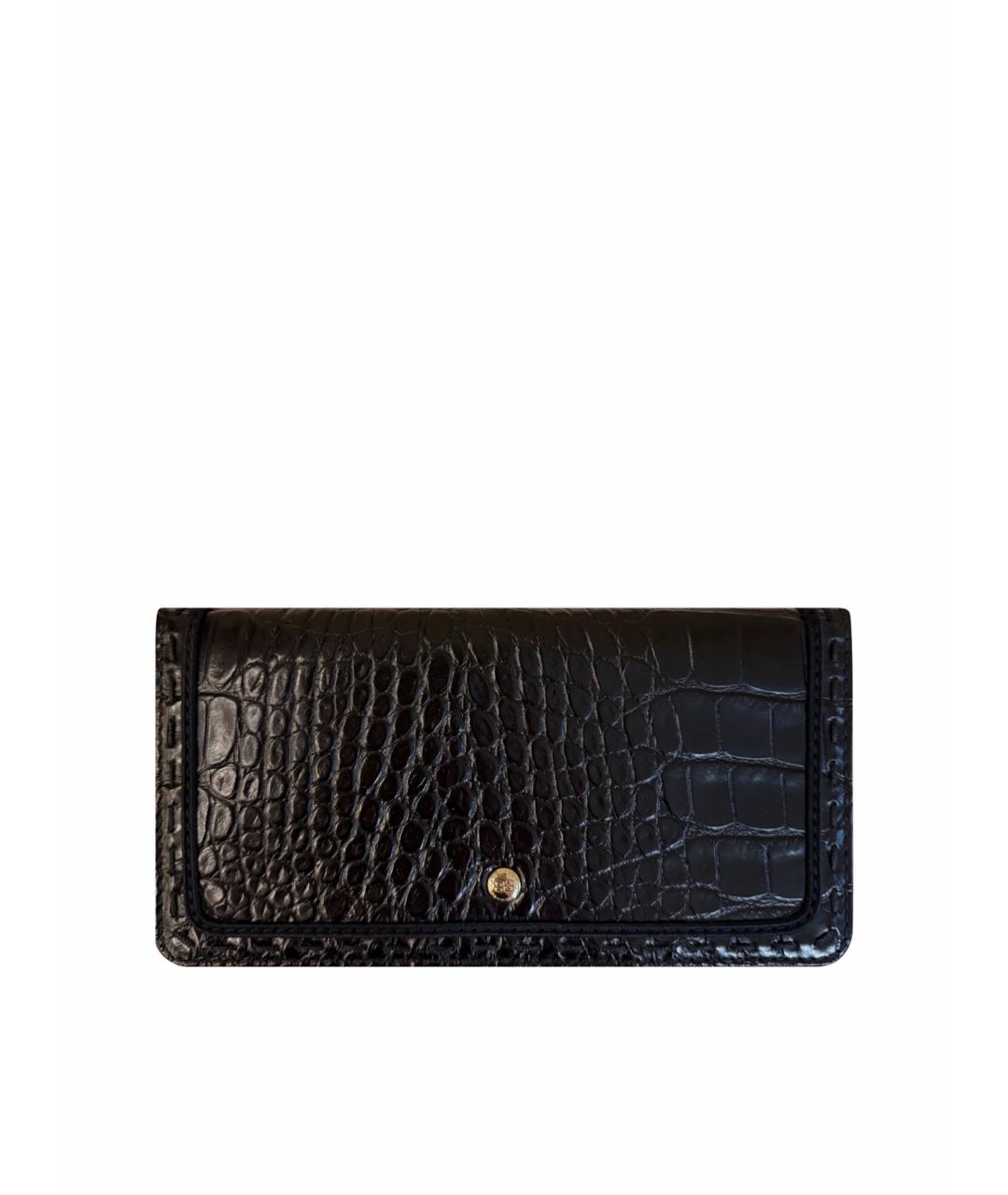 LANCEL Черный кожаный кошелек, фото 1